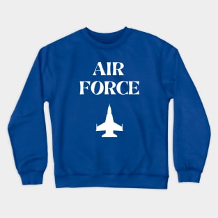 Military Air Force Jet Fighter Crewneck Sweatshirt